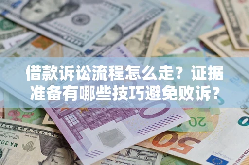 济南借款诉讼流程怎么走？证据准备有哪些技巧避免败诉？