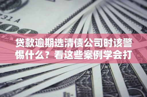 济南贷款逾期选清债公司时该警惕什么？看这些案例学会打翻身仗