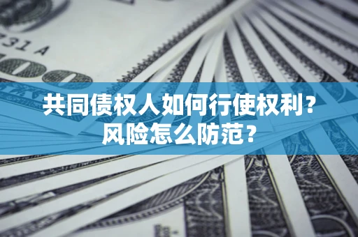 济南共同债权人如何行使权利？风险怎么防范？