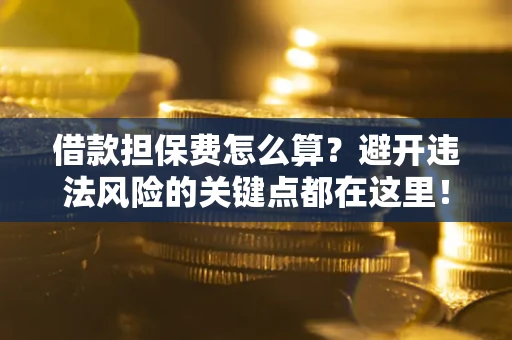 济南借款担保费怎么算？避开违法风险的关键点都在这里！