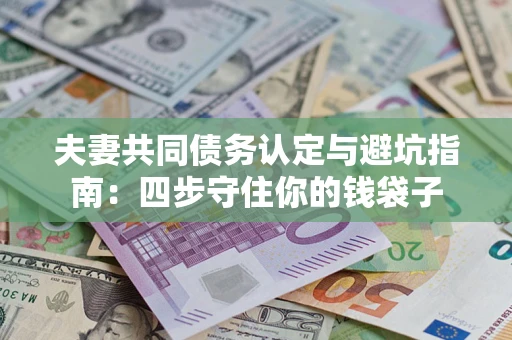 济南夫妻共同债务认定与避坑指南：四步守住你的钱袋子
